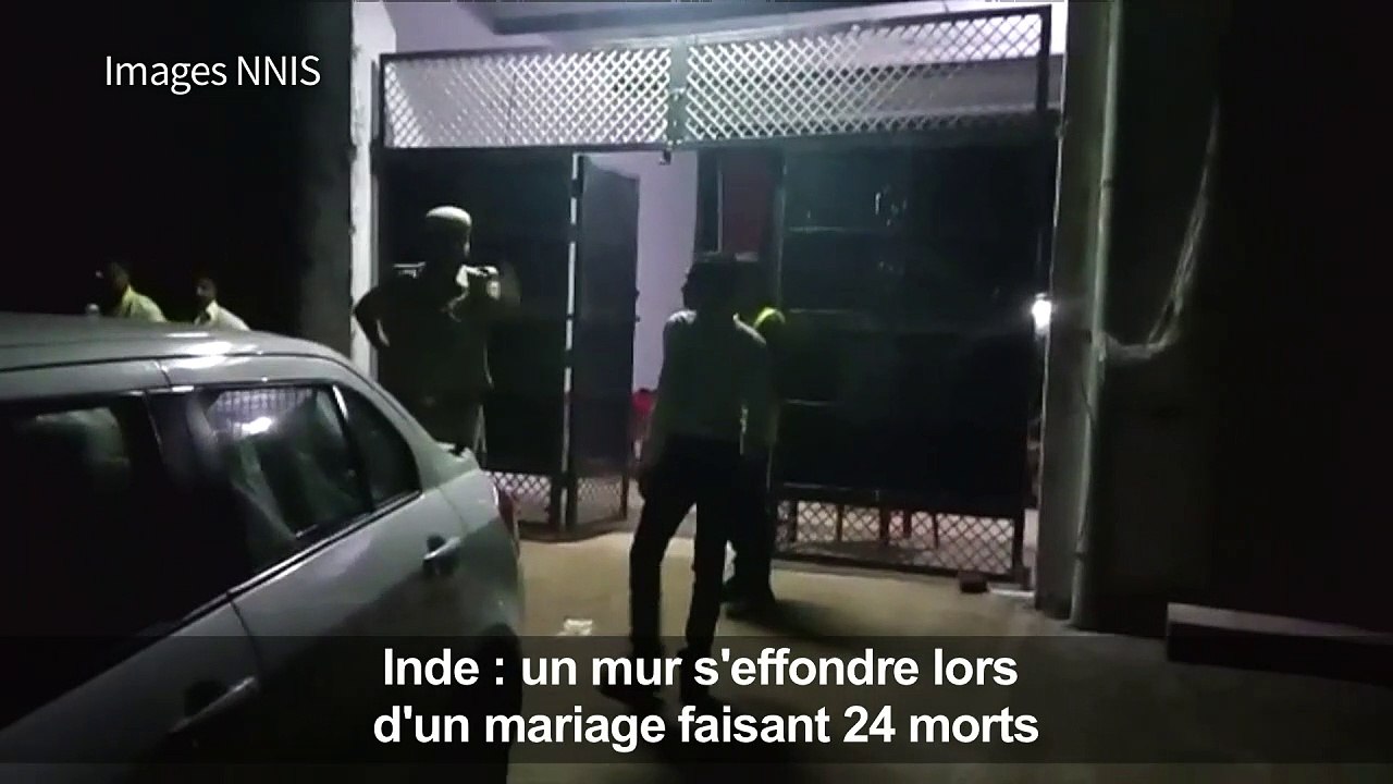 Inde: 24 morts dans l'effondrement d'un mur lors d'un mariage