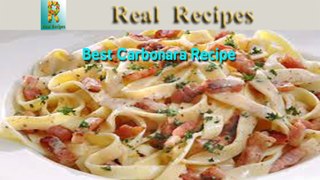 Best Carbonara Ever Real Recipes The best Pasta Carbonara recipe ever at home