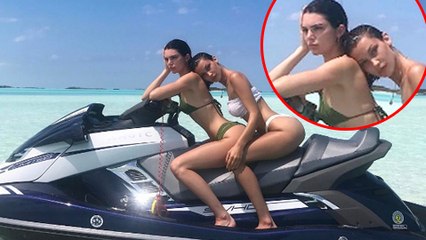 Kendall Jenner & Bella Hadid Jet Sking In BIKINIS | FULL VIDEO