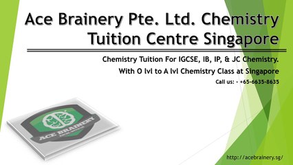Chemistry Tuition Centre Singapore