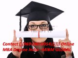 Contact {[{9690900054){)}}} Online MBA Degree India –MIBM GLOBAL