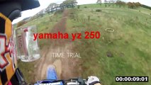 ktm sx 125 vs yamaha yz 250 time trialsee