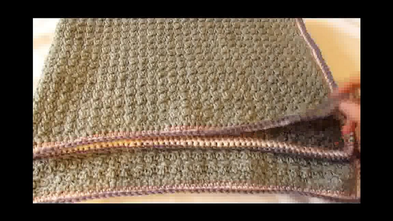VERY EASY crochet baby blanket for beginners quick afghan / throw