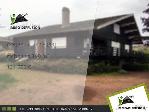 Maison A vendre Cours la ville 100m2 - 125 000 Euros