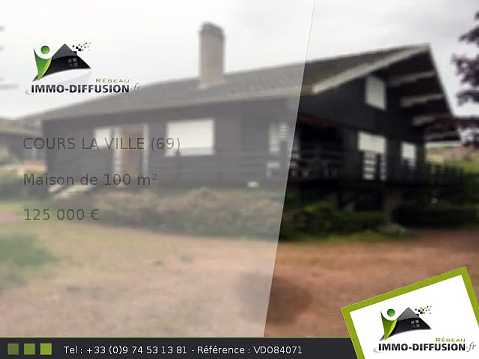 Maison A vendre Cours la ville 100m2 - 125 000 Euros