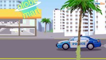 Police Cars for Children with Racing Cars | Educational Videos for Kids