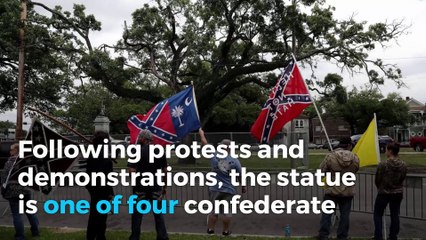 New Orleans removes Confederate monument of President Jefferson Davis