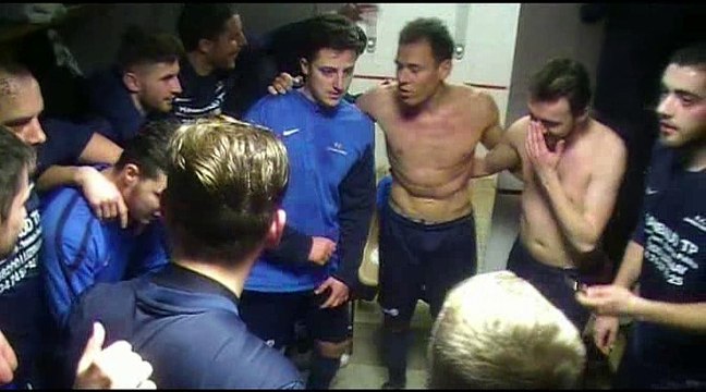 Concours vidéos de vestiaires - Le FC CHAPONNAY-MARENNES b après sa victoire contre l'AS MANISSIEUX (11 mars 2017)