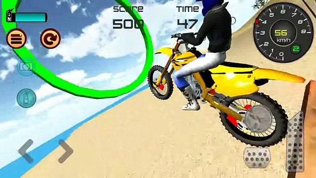 Motocross Beach Jumping 3D - simulation game by Mibejo Mobile - Android Gameplay HD | DroidCheat | Android Gameplay HD