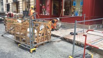 L'avancement des travaux de rénovation rue des Minimes