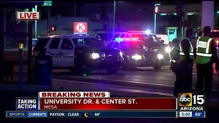 Pedestrian killed in Mesa crash