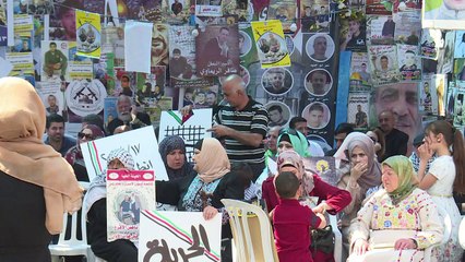 Mobilisation à Ramallah en soutien aux prisonniers palestiniens