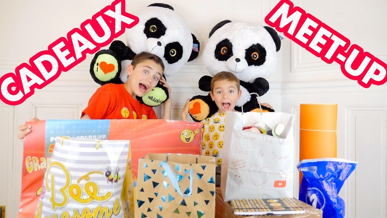 OUVERTURE DES CADEAUX GÉANTS DU MEET-UP & 1ères impressions de Swan et Néo