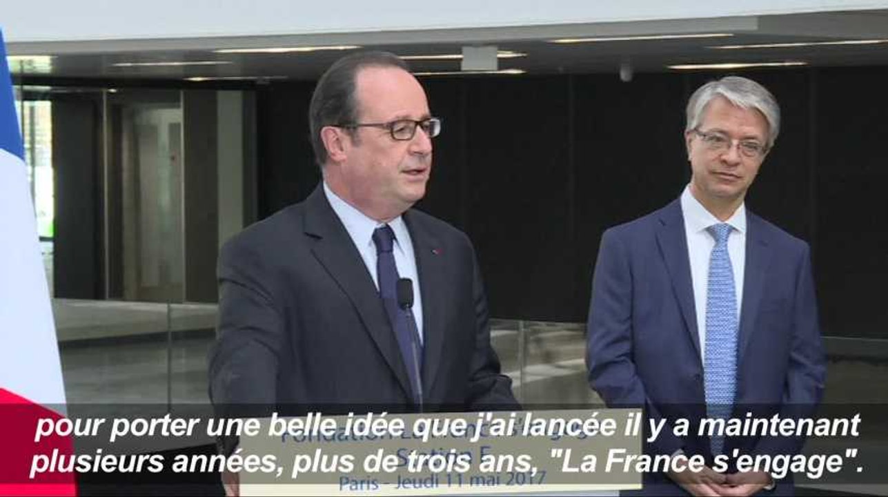 Dernière intervention de François Hollande "en tant que président"