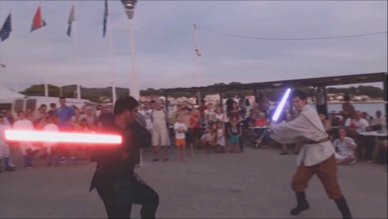 demo sabre laser Sablettes V2.0 (avec effets spéciaux "vrais laser")