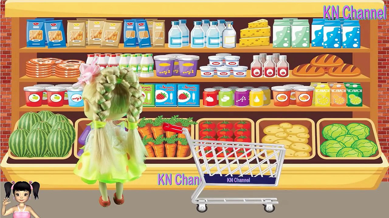 SIÊU THỊ  BÚP BÊ và TAI NẠN MÃ VẠCH BẤT NGỜ Supermarket for doll KN Channel