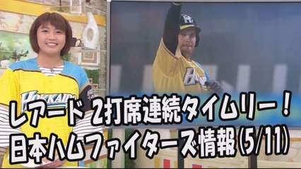 日本ハム レアード 2打席連続タイムリー！昨日の西武戦 2017.5.11 日本ハムファイターズ情報 プロ野球