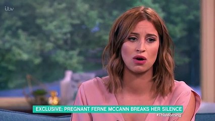 Pregnant Ferne McCann breaks down in first TV appearance 2017