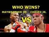 CHAVEZ JR WELCOMES MAYWEATHER TO 160LBS DIVISION FOR DREAM MATCH UP!! WOULD BREAK PPV RECORDS
