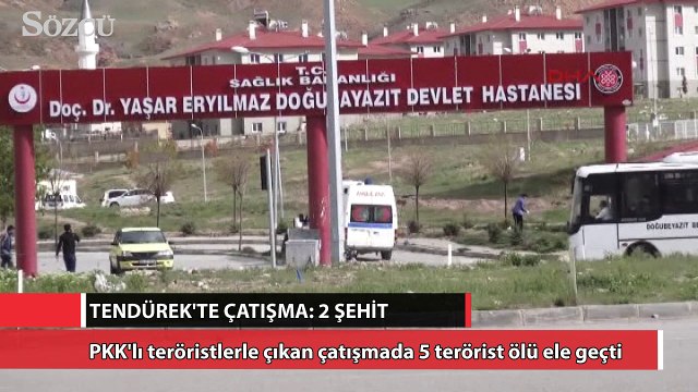 Tendürek Dağı’nda çatışma 2 şehit