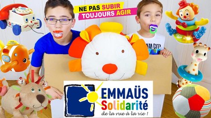 ON DONNE NOS JOUETS DE BÉBÉS À EMMAÜS ❤️