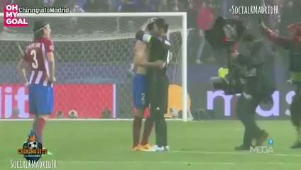 Sergio Ramos Salutes Atletico Madrid Players After The Match!