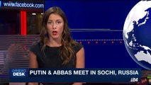 i24NEWS DESK | Putin and Abbas meet in Sochi, Russia | Thursday, May 11th 2017