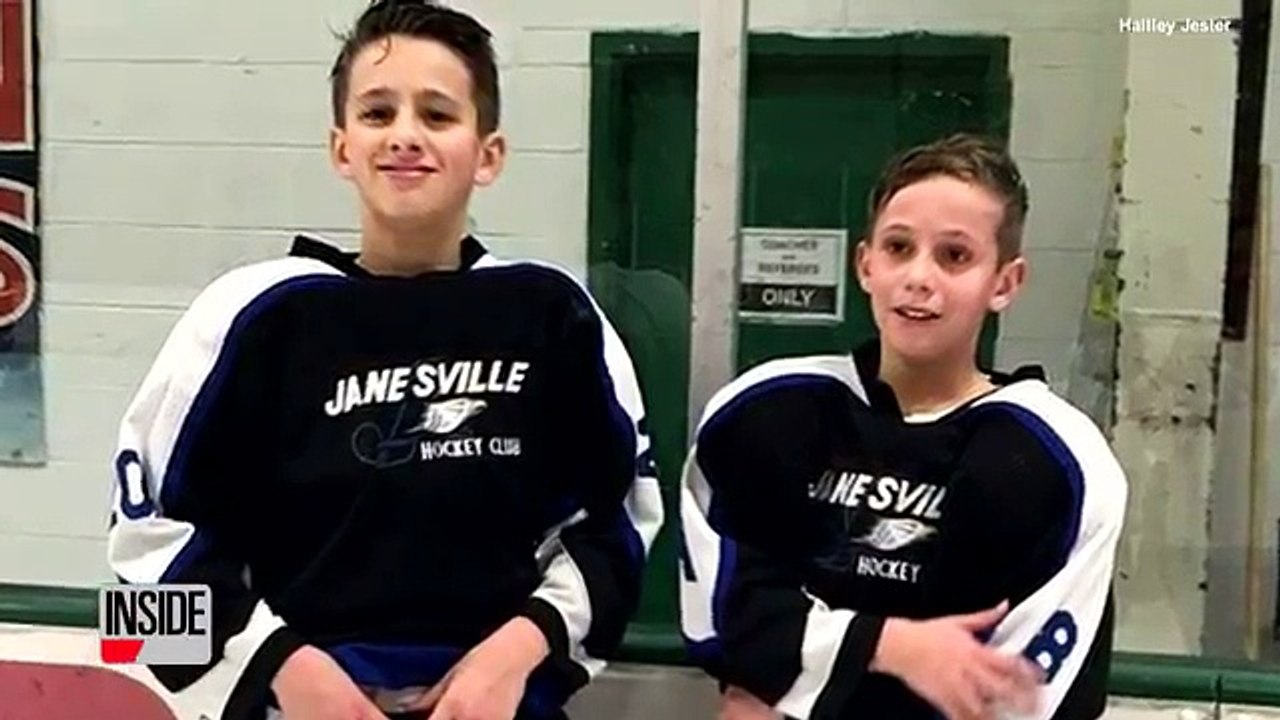 Les voisins appellent la police, car ces deux garçons jouent au hockey dans la rue. Puis les voisins vont rapidement re