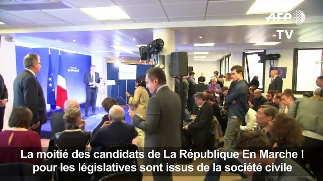 52% des candidats En Marche! issus de la société civile