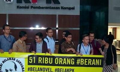 Koalisi Peduli KPK Desak Penuntasan Kasus Novel Baswedan