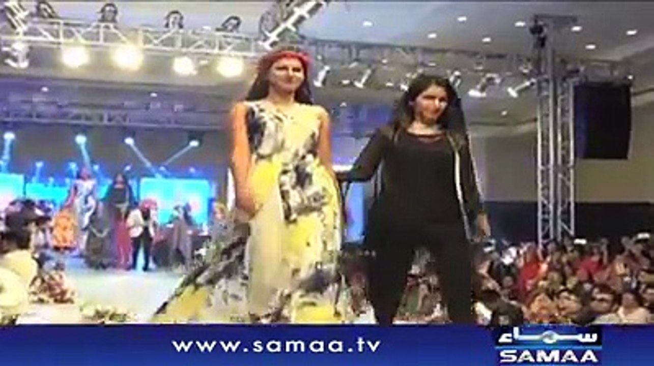 PMLN's professional wing organized fashion show in Lahore.