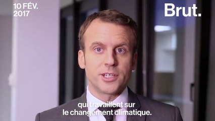 Emmanuel Macron invite des chercheurs américains à venir en France