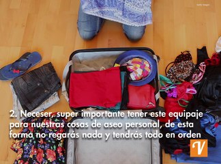 Cosas de viajes que no debes olvidar empacar