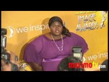 GABOUREY SIDIBE Arrives at 2010 NAACP IMAGE AWARDS Nominees Luncheon