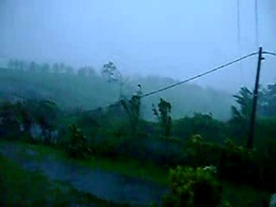 Cyclone Dean Martinique