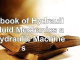 Textbook of Hydraulics Fluid Mechanics and Hydraulic Machines