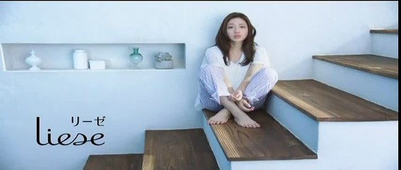 【石原さとみ】　寝癖もかわいい　CMリーゼ