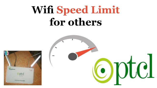 Bandwidth control with PTCL Router USM