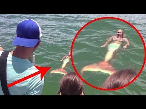 7 Scariest Creatures Ever caught on tape! - Mermaids Caught On Camera