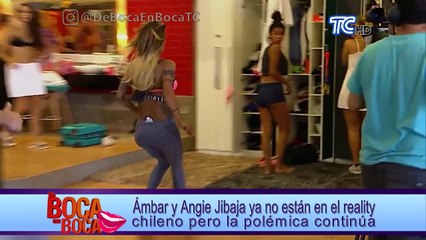 Ámbar y Angie Jibaja ya no están en el reality chileno pero continúa la polémica