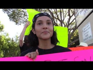 Mia St John Protesting The Death Of Her Son At A Medical Ceter In Long Beach EsNews Boxing