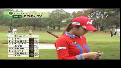 2015伊藤園レディスゴルフ最終日、イボミ賞金女王＆2億円