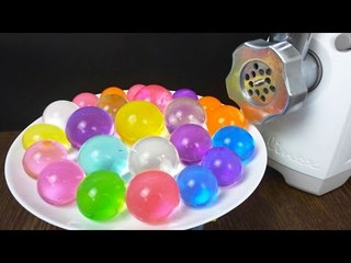 EXPERIMENT MEAT GRINDER vs ORBEEZ BALLS