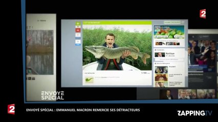 Emmanuel Macron remercie ceux qui ont parodié son discours hurlé dans Envoyé spécial (Vidéo)