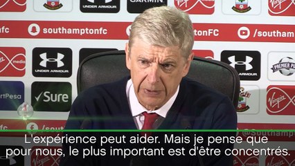 37e j. - Wenger : ''L'expérience peut nous aider''