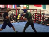 SPARRING AT RGBA Oxnard EsNews Boxing
