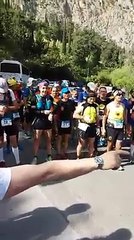 départ de l'ultra trail Dolihos 2017