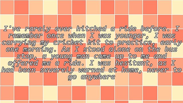 Lessons From Hitchhiking