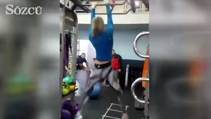 Azmi engelinin önüne geçen kadın!