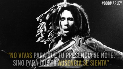 Con estas frases conmemoramos 36 años de la muerte de Bob Marley
